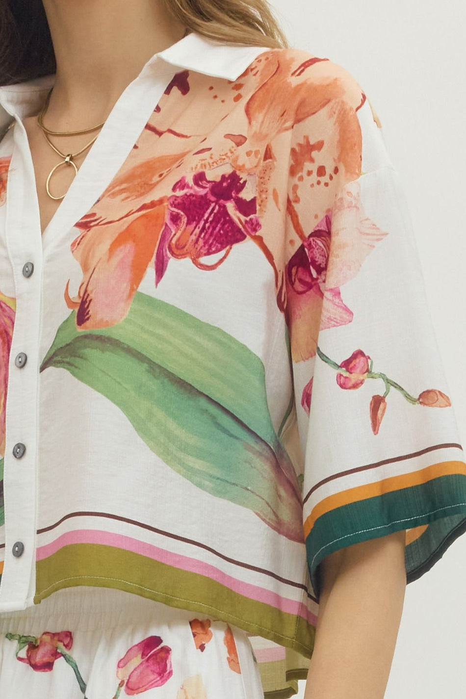 Floral Cropped Top
