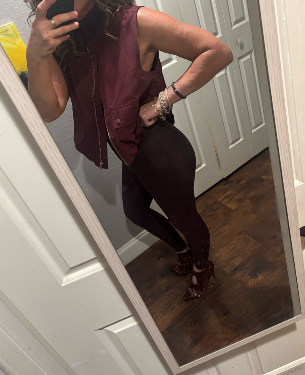 Garnet Zip Front Vest