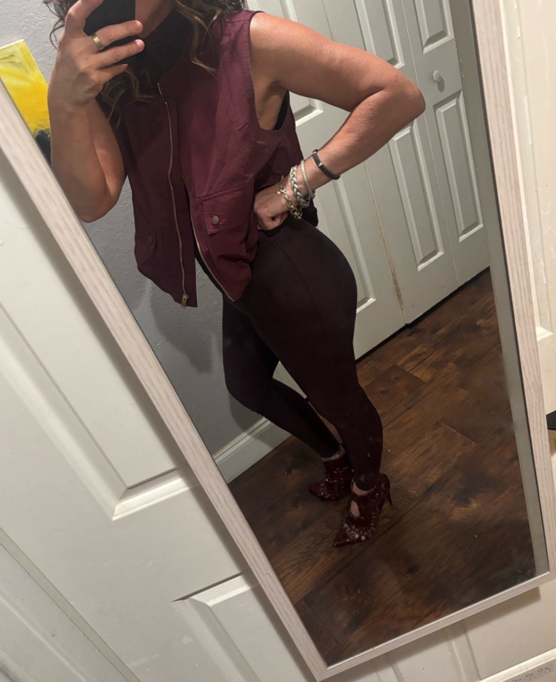 Garnet Zip Front Vest