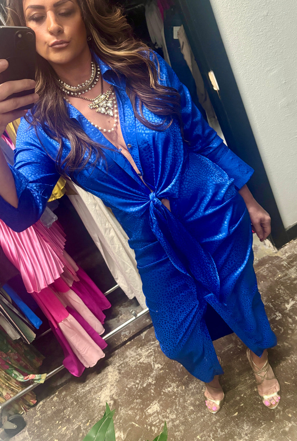 Blue Mood Twist Dress