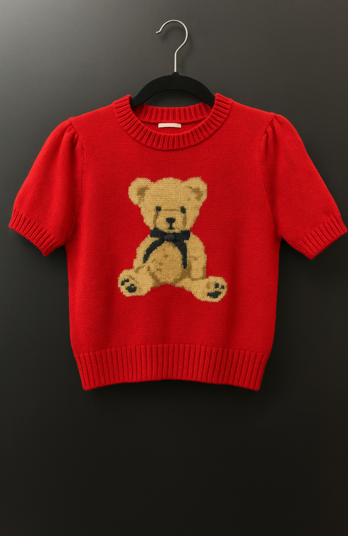 Red Teddy Bear Sweater