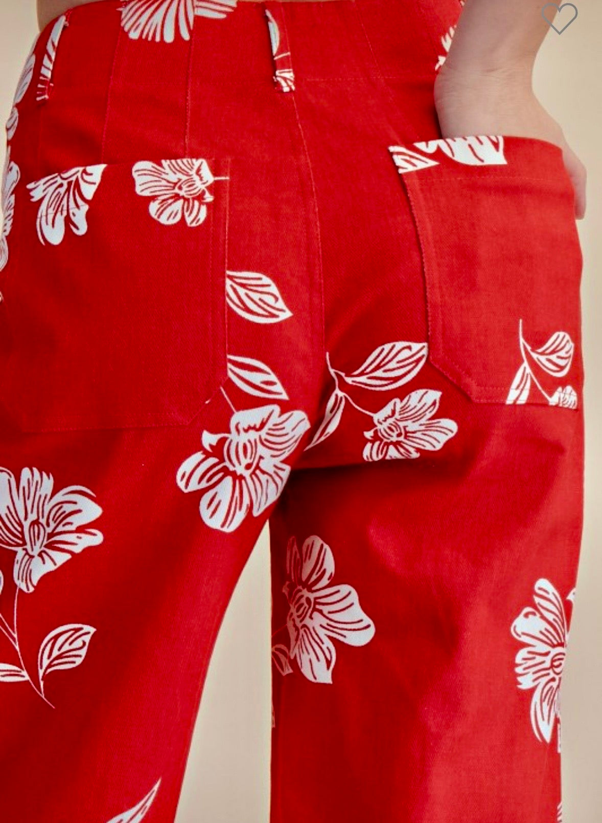 Wide Leg Floral Pant