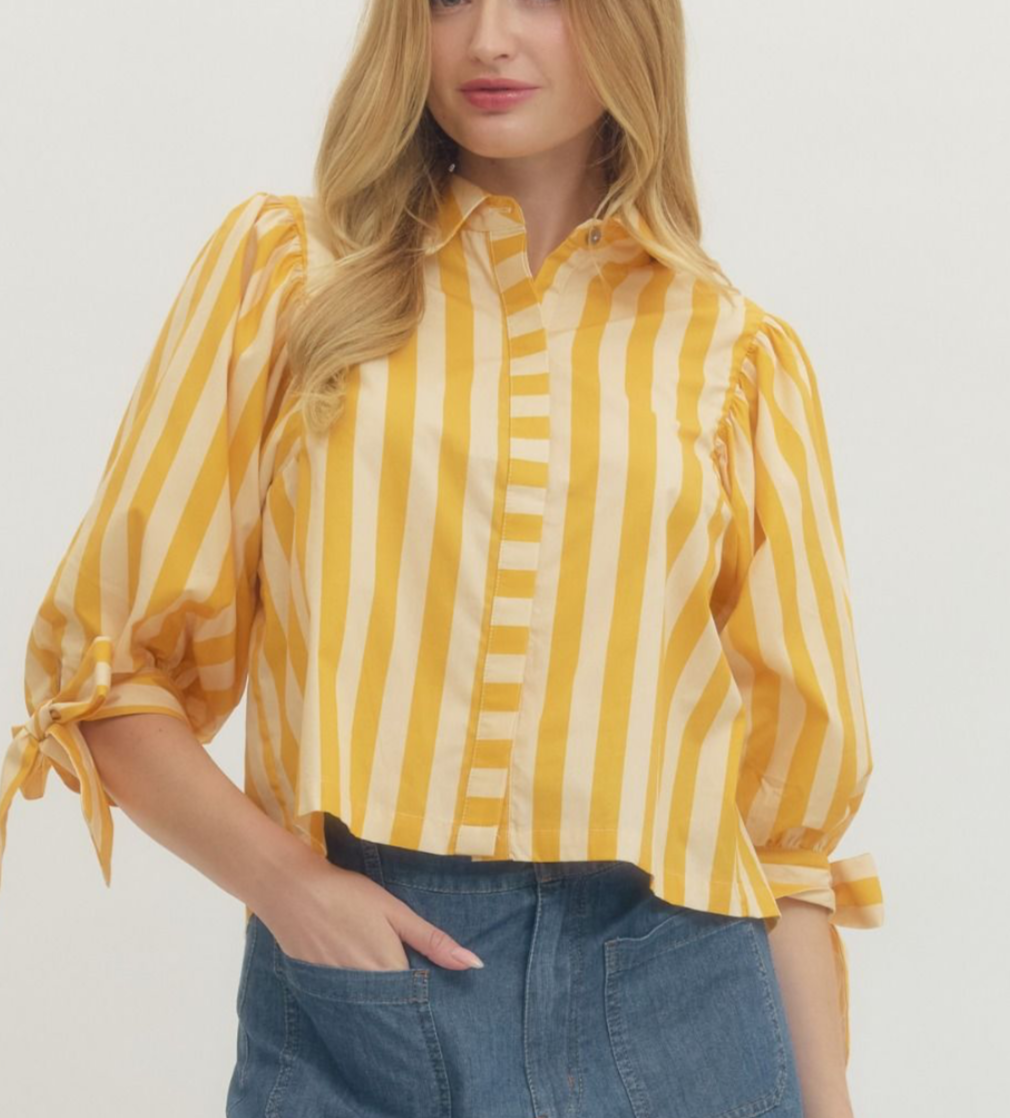 Sunshine State Tie-Sleeve Shirt
