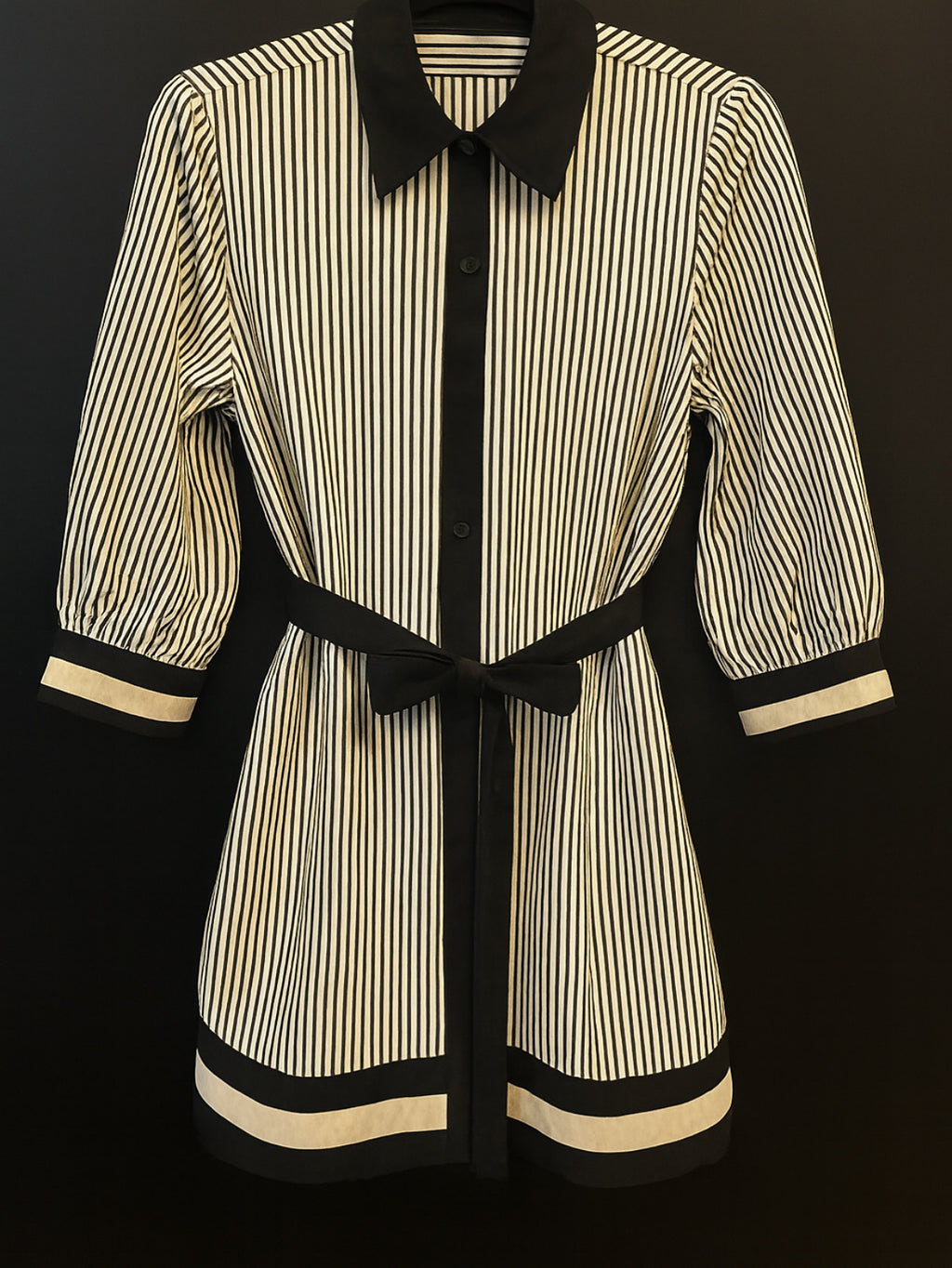 Striped Shirt Dress