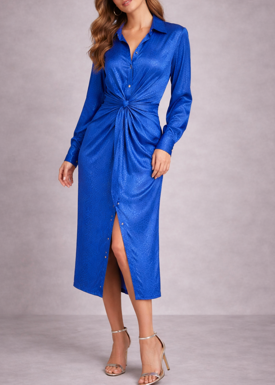 Blue Mood Twist Dress