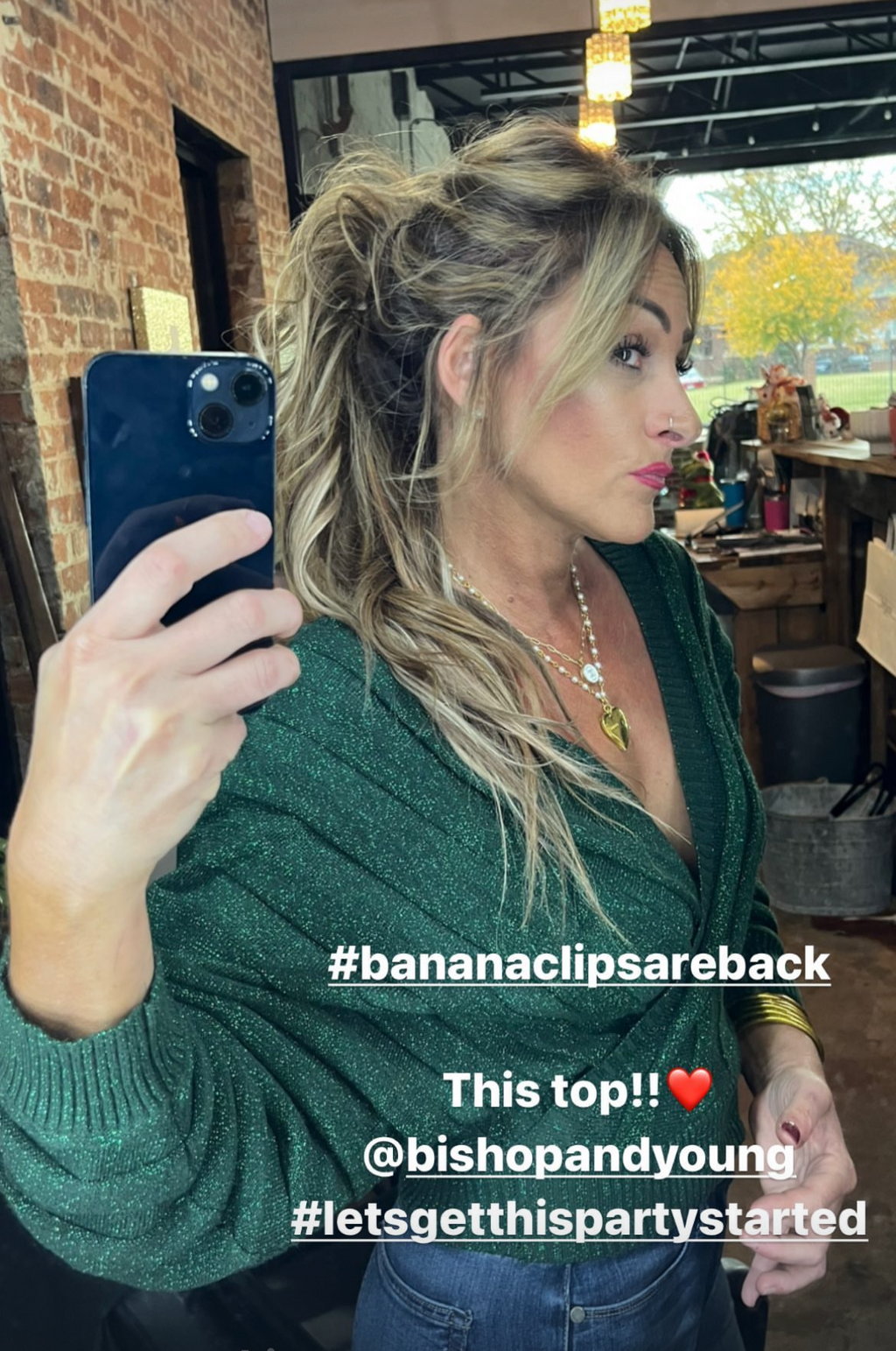 Emerald Wrap Sweater