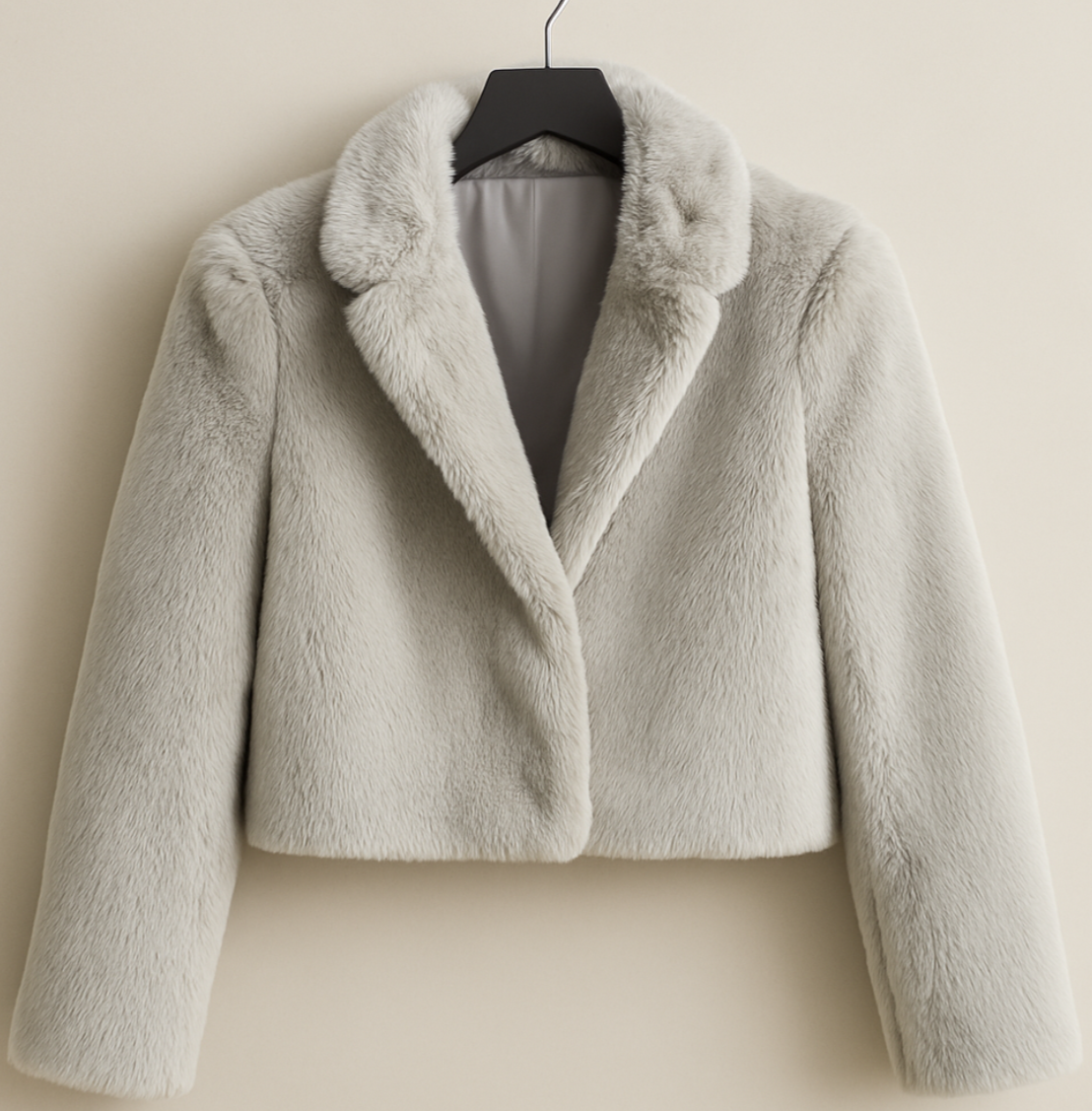 Gray Fur Coat